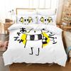 New 3d Print Anime Goodnight Punpun Bedding Set Boys Girls Twin Queen Size Duvet Cover Pillowcase Bed Kids Adult Home Textiles