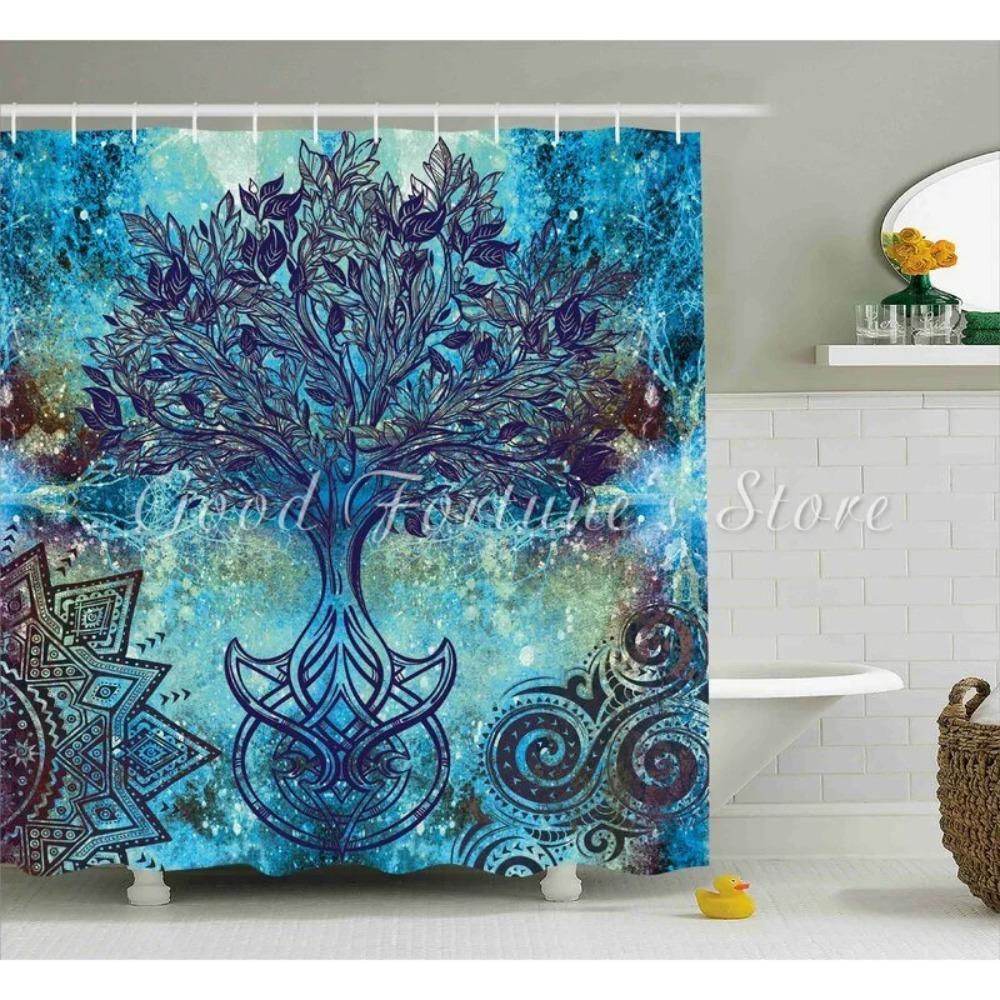 

Ethnic Mandala Trees Shower Curtain 90x180 cm