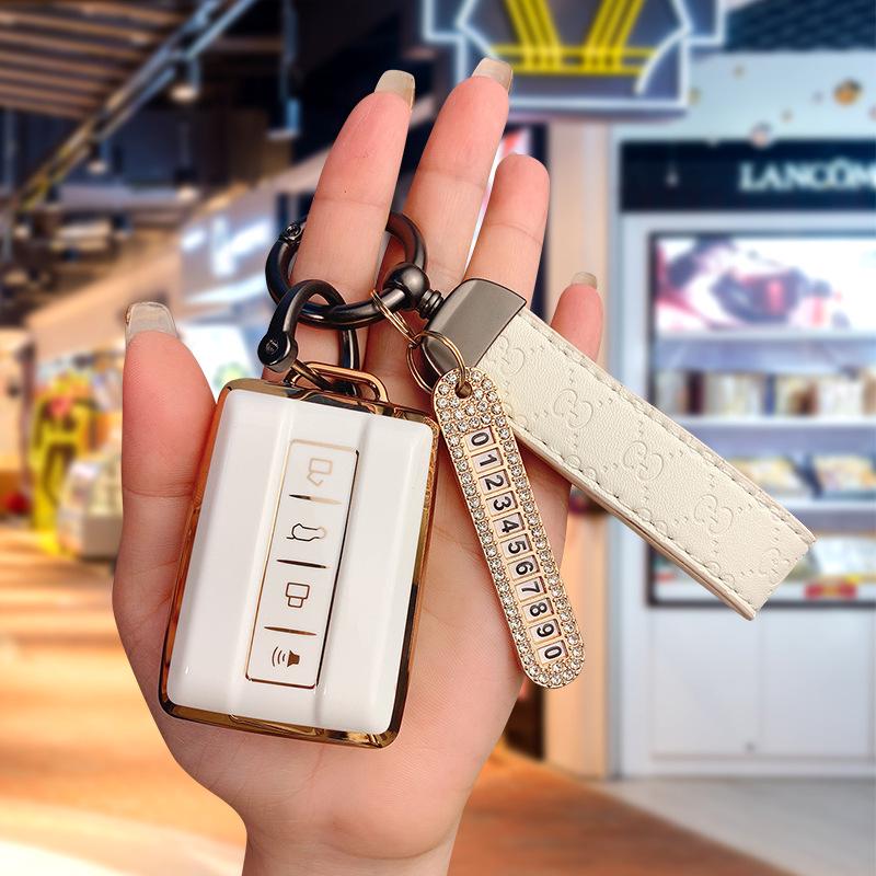 Premium Key Case for Tank 300/500 Cyber 22 Model with New TANK Logo - High-End Protective Shell & Buckle Bag