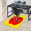 1PC Apple Smiley Anti-slip Carpet, Suitable for Office, Bedroomand Playrooms. It Can Also Be Used As a Sofa Footrest cover-W32