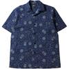 A BATHING APE Shirts Unisex Dark Blue Moderate Hawaii 7G30-131-007