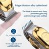 Professional Rechargeable Metal Hair Clipper with Digital Display