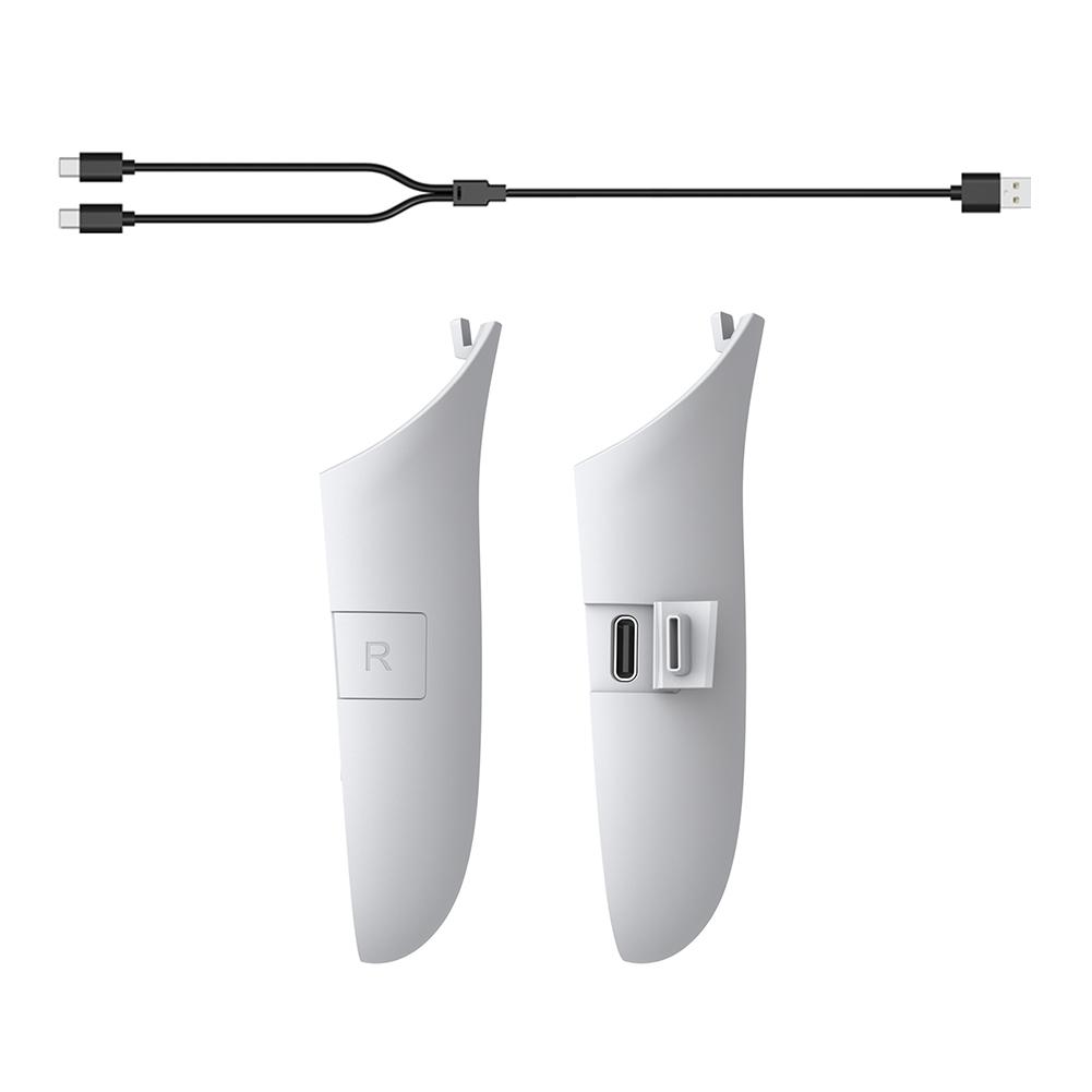 VR Controller Battery Pack Right Left Rechargeable Battery Cover for Meta Quest 3S/3 VR Headset Controller