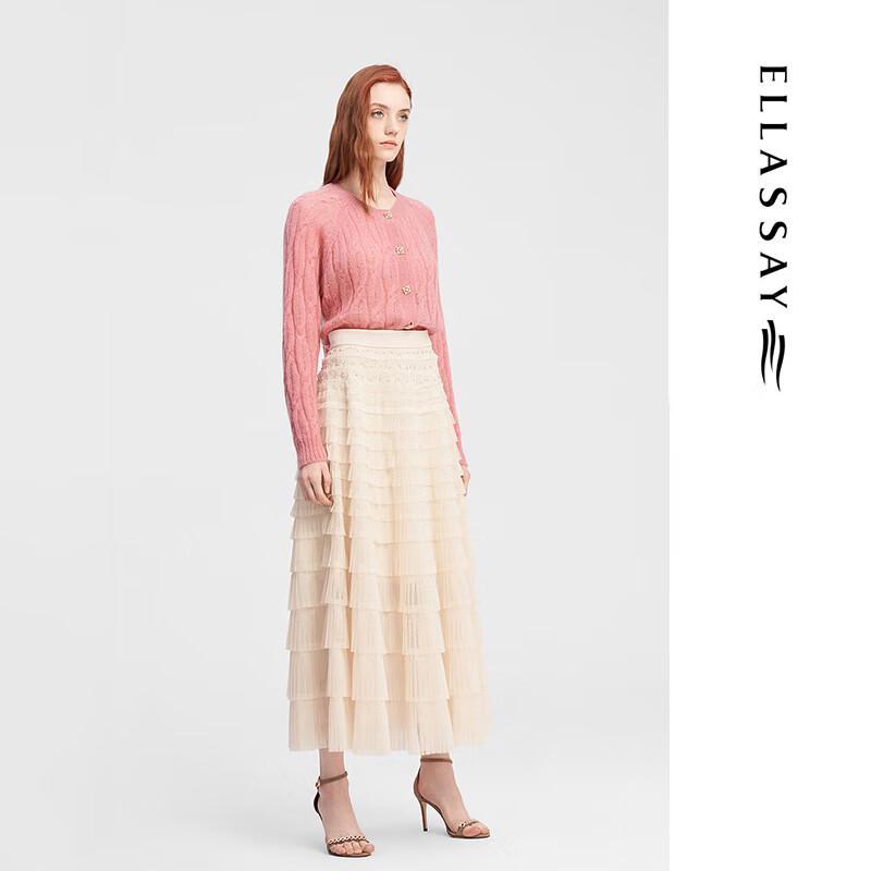 ELLASSAY Women's Mohair Blend Knit Sweater