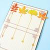 Fall Leaves Metal Bookmarks with Chain Pendant Novel Fiction Page Marker Page Divider for Book Lover Teacher Adult