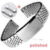 Curved Flat End Stainless Steel Watch Band for Seiko 18mm 20mm 22mm Metal Strap for Rolex Polished Matte Bracelet Wristband Band