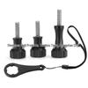 Aluminum Alloy Camera Screw Set - Suitable for Sports Camera Accessories (3-Piece)