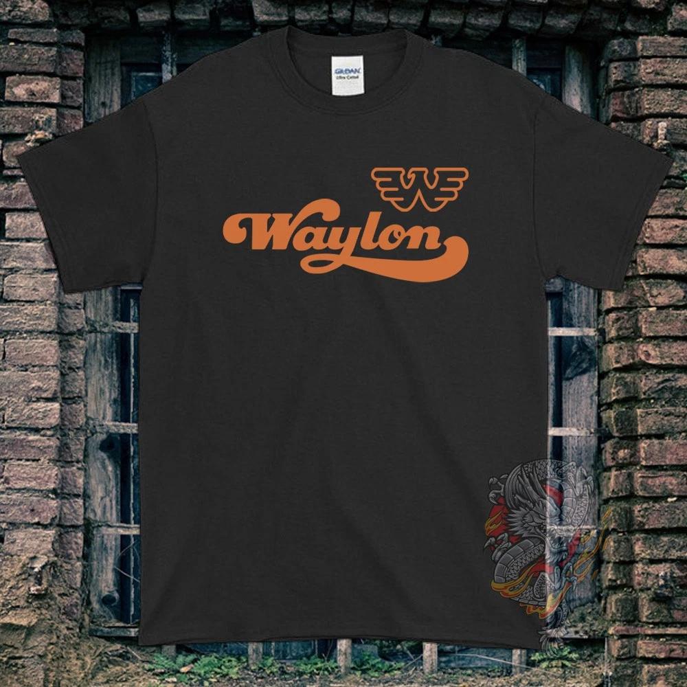 New Waylon Jennings Logo Men s Funny T-Shirt Size S to 5XL XL