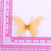 50Pcs Colorful Chiffon Butterfly Embroidered Patches Clothes Sewing Patch  Bridal Hair Accessories