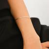 [2. Lagerbestand] 1mm Armreif (925 Silber)