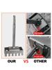 Square Hole Cutter Square Hole Cutter Slotting Square-handled 4 Pits Square Socket Puncher Punch Open Hole Hardware Tools