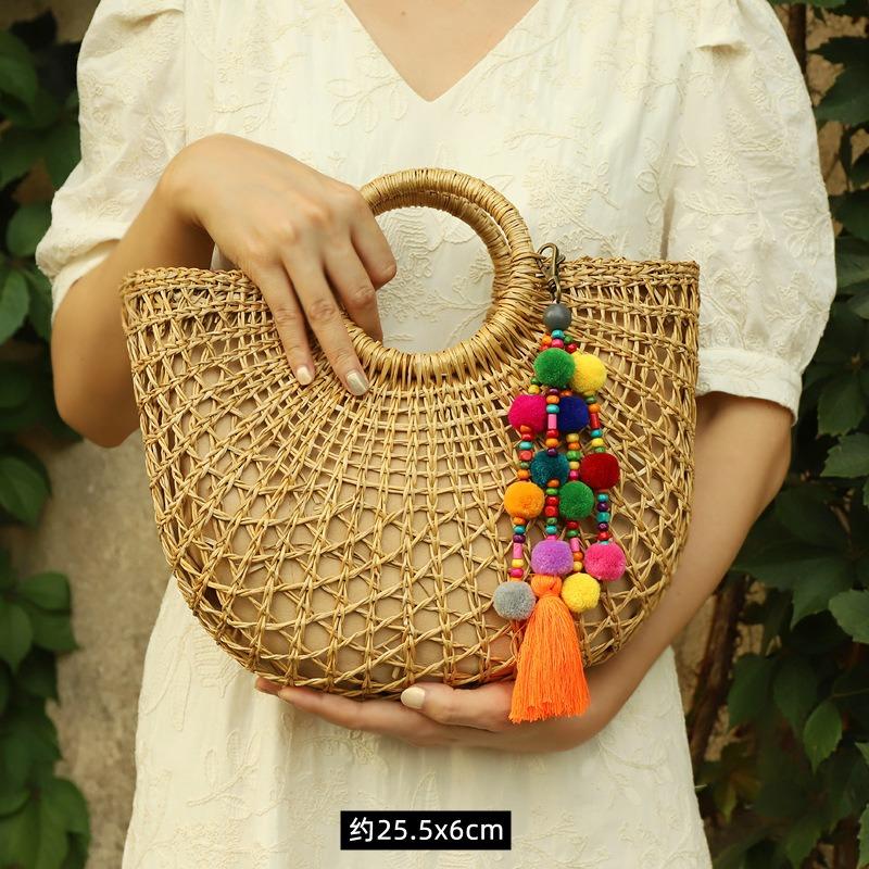 

Оригинальный дизайн ретро отпускной пушистый брелок с бахромой богемный брелок подвеска для сумки подвеска