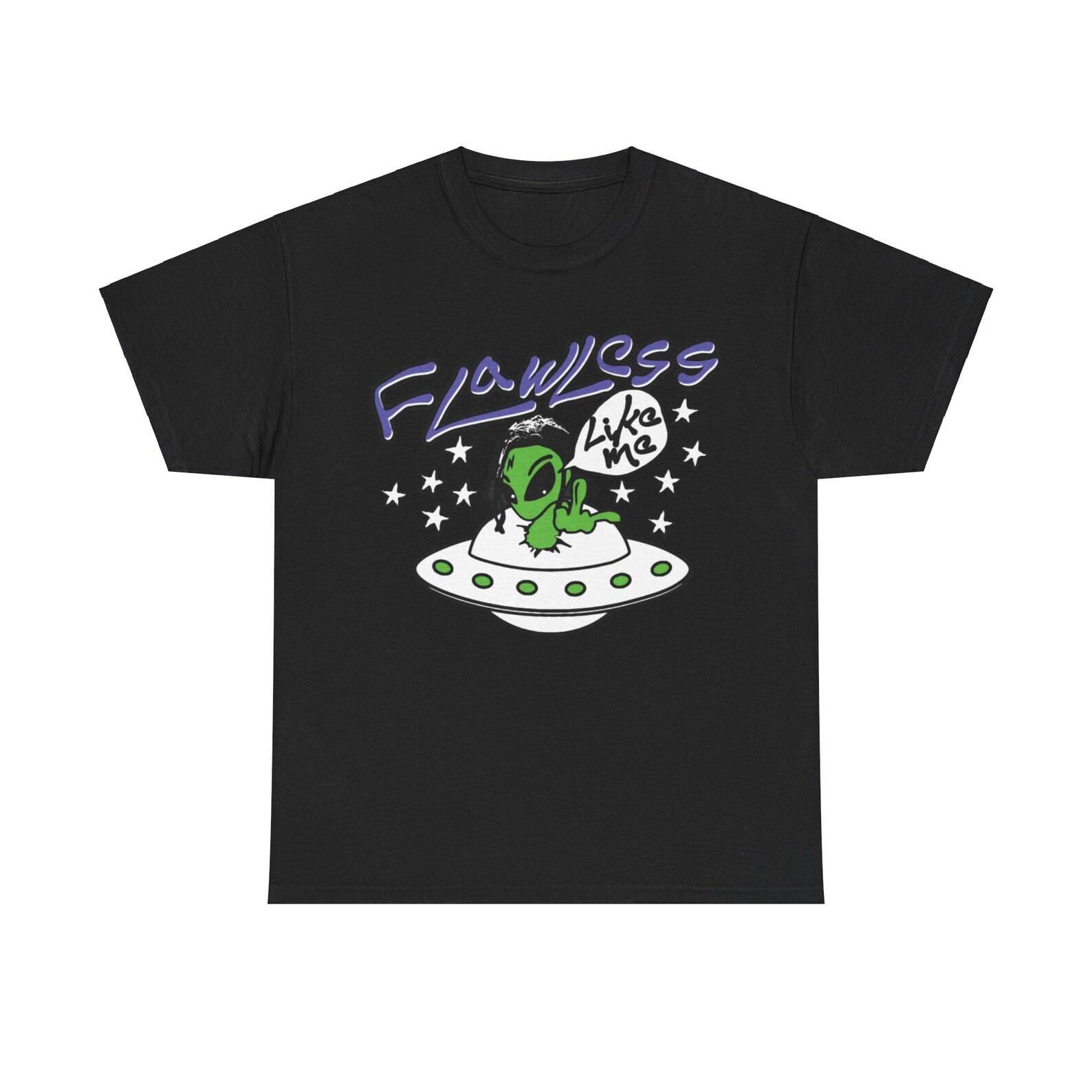 Lucki - Flawless Alien T shirt - Flawless Like Me Kodone Merch S