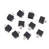 10Pcs 2.5/3.5Mm Pj301 Female Audio Connector 3 Pin Dip Headphone Jack Socket Mono Channel Pj-301M Pj301M Pj-201