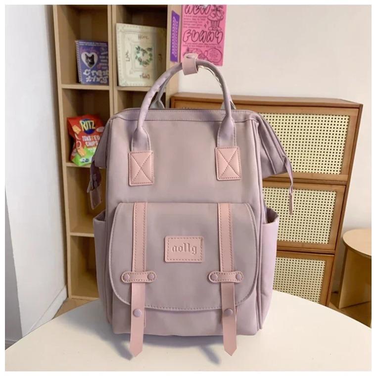 

Нейлоновые женские рюкзаки на молнии, большой емкости, повседневные и простые, однотонные, высокого качества, для матери и ребенка, новый модный стиль