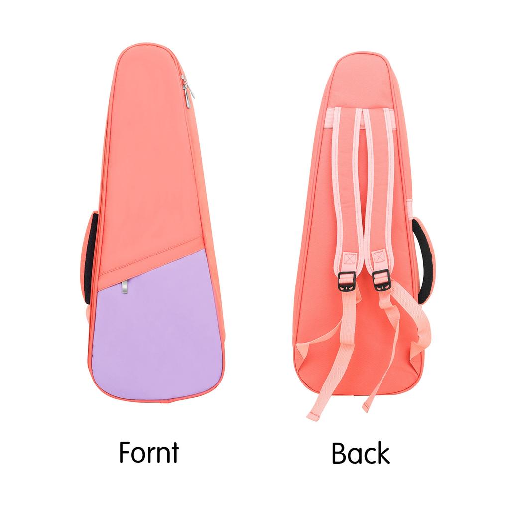23 Inch Ukelele Ukulele Uke Bag Backpack Case Simple Style Cotton Thicken Padding with Adjustable Shoulder Strap for