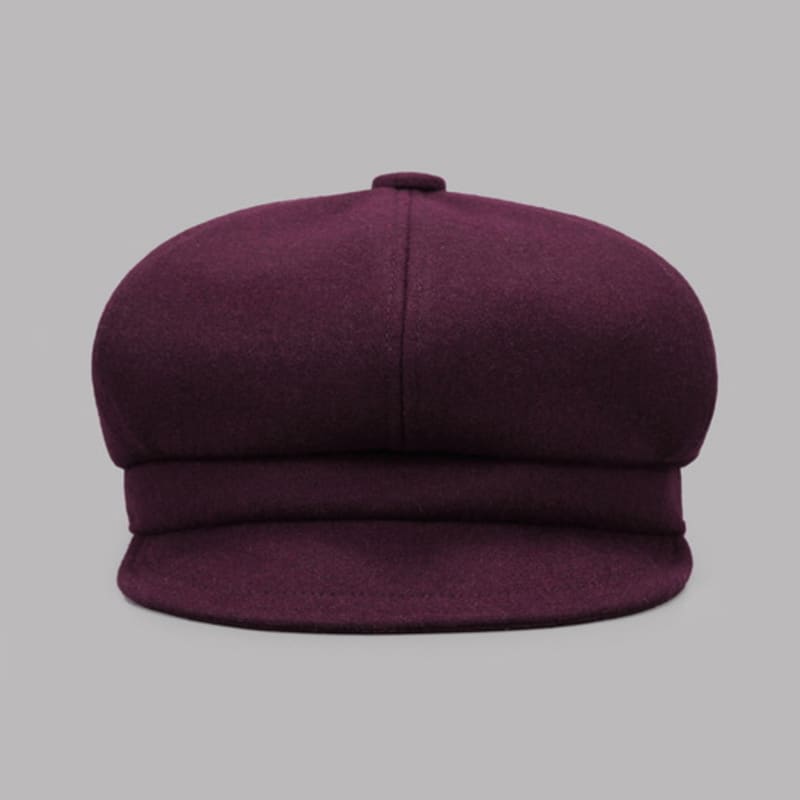 MAIA Wool Bread Hat - Wine