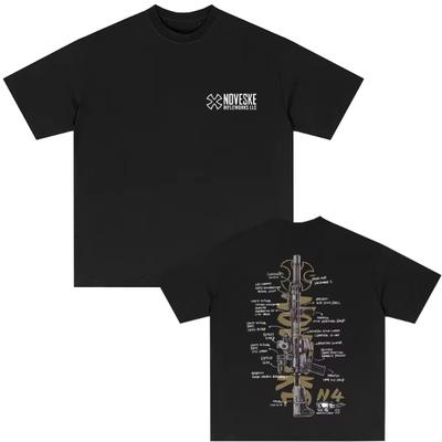 NOVESKE N4 Tactical Army Fan Club Outdoor Training Competition T-shirts Men Women Fashion Oversized T Shirt Male Vintage Tshirt