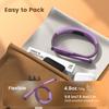 Glocusent LED Neck Light, Rechargeable Hands-Free Book Light for Bed Reading, 3 Color Modes Including Amber, Dimmable, for Knitting, Travel, Repair