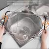 For Cooking For Straining Over The Sink Colander Food Preparation Dishwasher-Safe Design Easy To Clean Fine Mesh Net