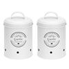 Carbon Steel Garlic Storage Jar Set