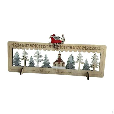 Christmas Advent Calendar Decoration Home Decor Gift Art Craft Ornament for