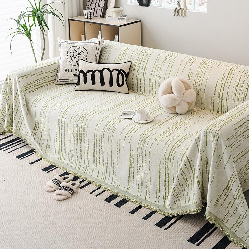 Nordic High-Grade Sofa Cover Towel Chenille Anti-Scratching Non-Stick Fur Dust-Proof Pad Four Seasons Universal Sofa Universal Cover