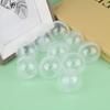 50 Stück Transparente Dosenöffner-Transparenz-Kunststoffkapsel Spielzeug Überraschungsball Kleiner Behälter Dinge herstellen Modell