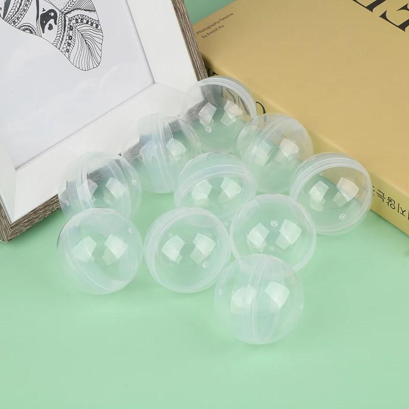 50 Stück Transparente Dosenöffner-Transparenz-Kunststoffkapsel Spielzeug Überraschungsball Kleiner Behälter Dinge herstellen Modell