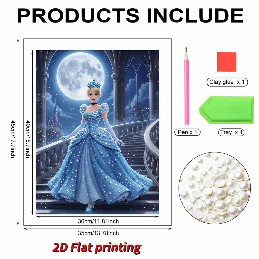 Disney 5D Pearl Painting Set DIY Snow Queen Elsa Painting Creative Hobby Home Decoration Children S Gift Knitted Decoration Wall Decorative Item