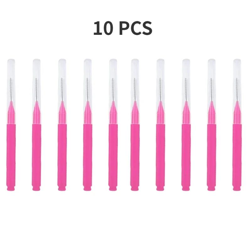 5/10/50PCS Mini Eyebrow Brush Brow Perm Brush Disposable Brow Lifting Brushes Bendable Micro Eyelash Brush Applicators Tools