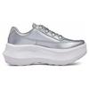 Comme Des Garçons X Salomon SR811 Leather Thick Sole Sports Wearable Breathable Height Increasing Low Top Casual Shoes Women sneaker Silver 474728