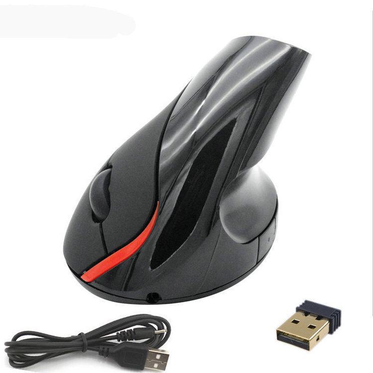 Second-Generation Rechargeable Vertical Wireless Mouse for Gaming and Office Use