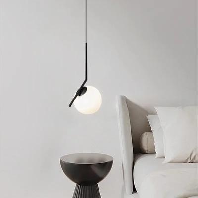 LED Modern Pendant Light Glass Hanging Lamp For Ceiling Bedroom Dining Kitchen Island Nordic Simple Home Decorative Chandeliers