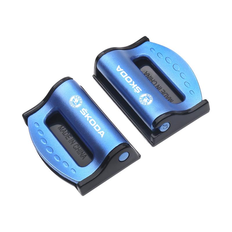 Car Seat Belts Clips Safety Adjustable Stopper Buckle Clip For Skoda Fabia Kodiaq Kamiq Superb Yeti Octavia Enyaq Rapid Karoq Derivati