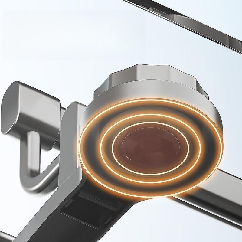 Bathroom Suction Cup Foldable Towel Rack Storage Rack