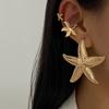 Ingemark 4Pcs Bohemian Exaggerated Large Starfish Stud Earrings for Women Trendy Creative Party Beach Earring Charm Jewelry Gift