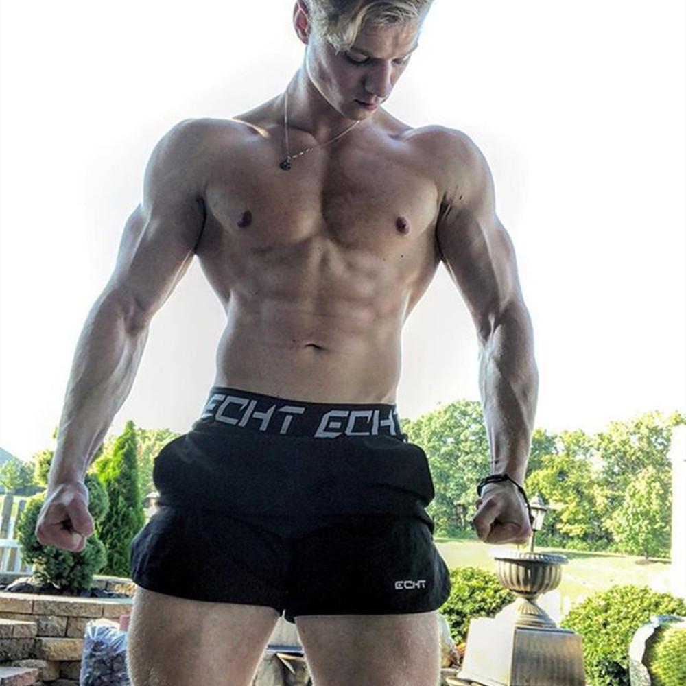 Sneldrogende casual shorts Heren Bodybuilding Sport Bermuda Gym Fitness Running Trainingsbroek Mannelijke sportkledingbodems