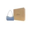 Coach Teri 25 Classic Monogram Jacquard Zipper Closure Handbag Women Handbags Cornflower-Blue Multicolor CH139-SVM6A