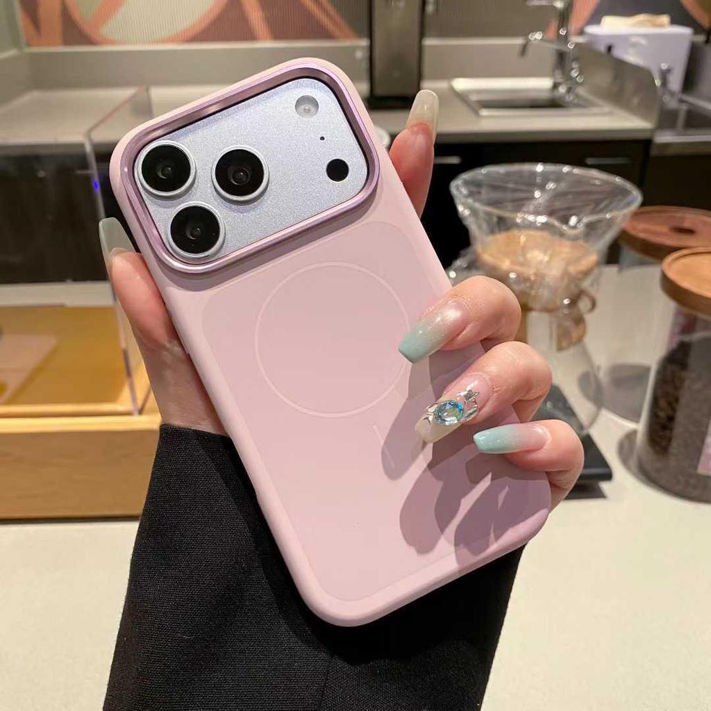 Compatible iPhone 17 Pro Max Case: Premium Magnetic Metal Lens with Elegant Ring Design