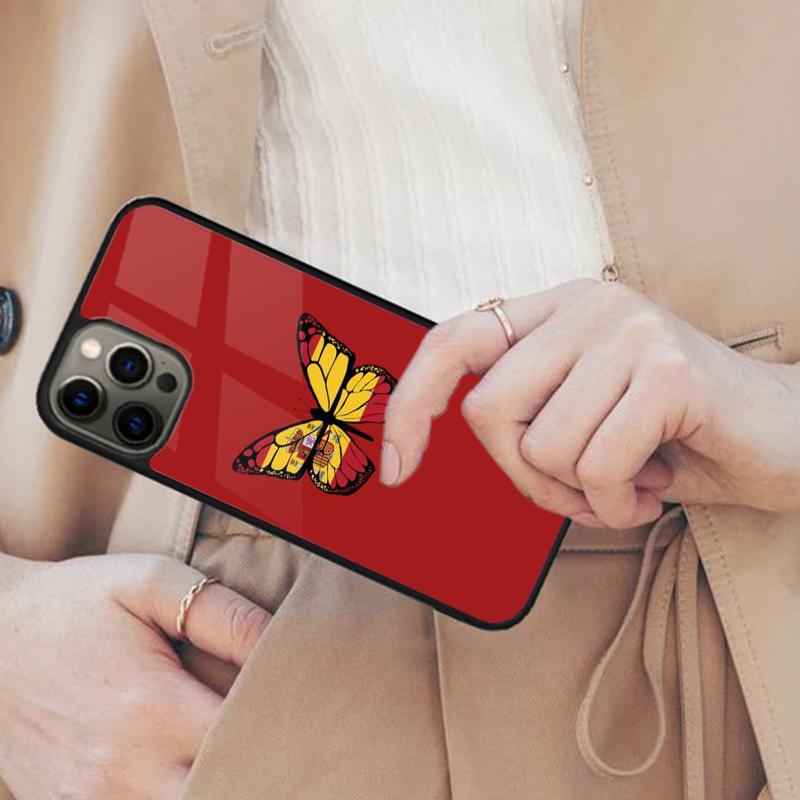 

Spain Flag Magnetic Phone Case For APPLE iPhone 17 Air 16 14 13 12 Pro Max 15 Plus Wireless Charge With MagSafe Cover iPhone 13mini