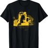 Banana Bananas Pattern Print Black White T-Shirt
