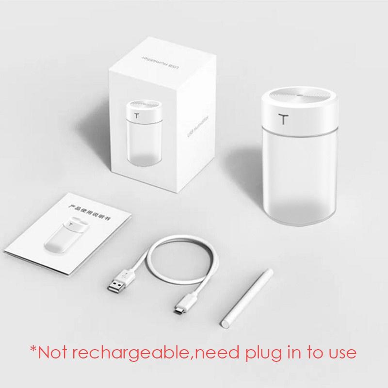 360ml Portable Air Humidifier Diffuser With Cool Mist For Facial Hydration And Comfort