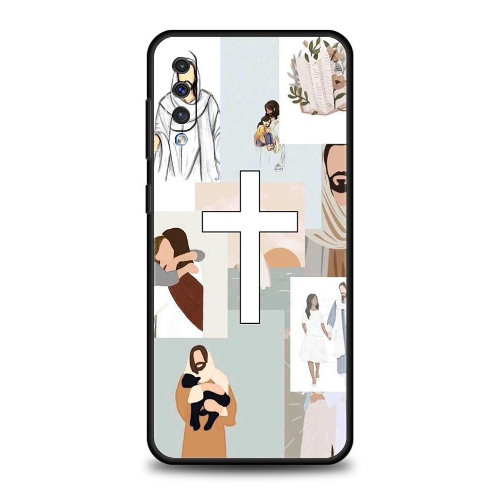 Christian Religious Jesus Phone Case For Samsung Galaxy A52 A50 A70 A10 A30 A40 A20S A20E A02S A12 A22 A72 A42 A32 5G A04s Cover