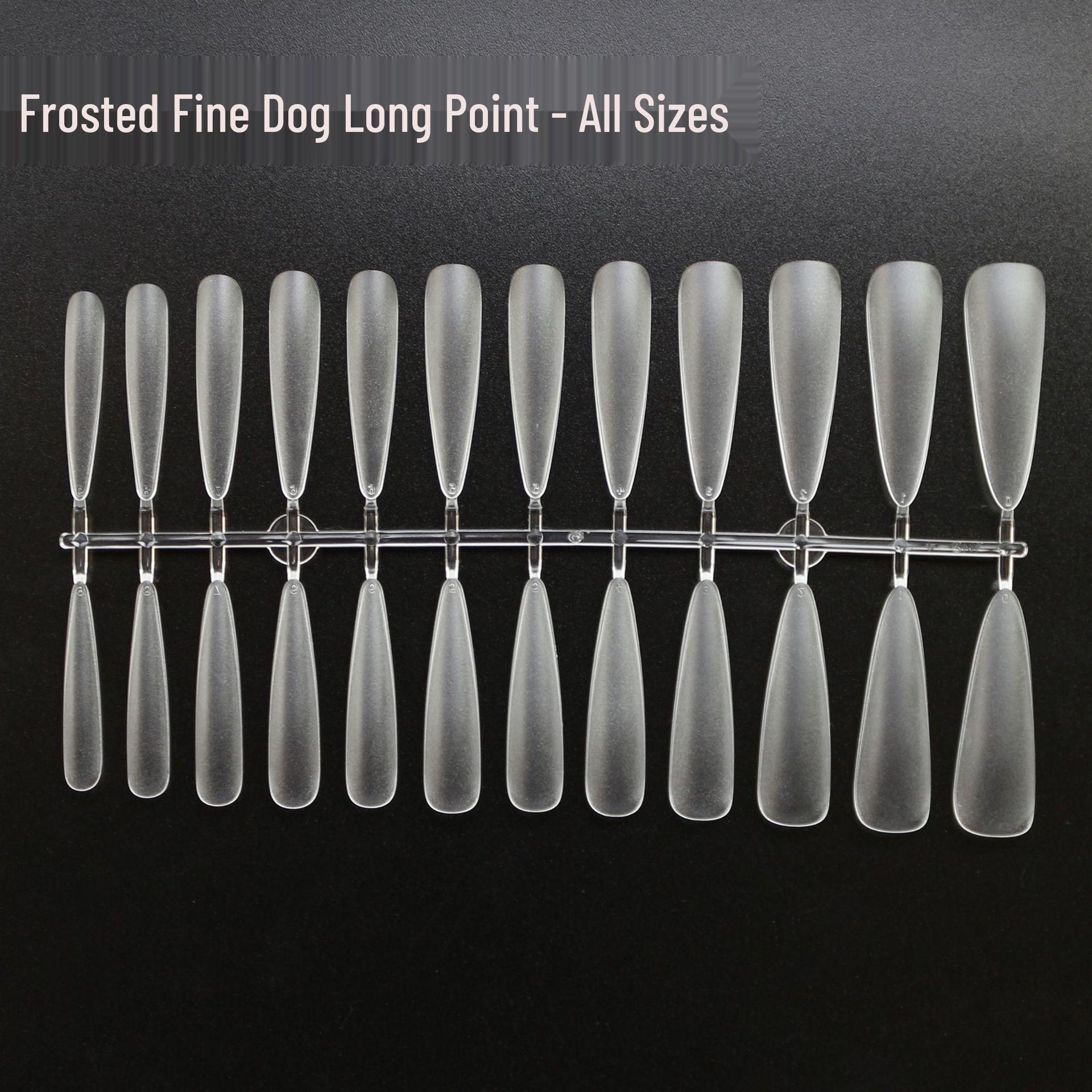 Handmade Long Pointed Nail Stickers for Small Dogs - Salon Quality