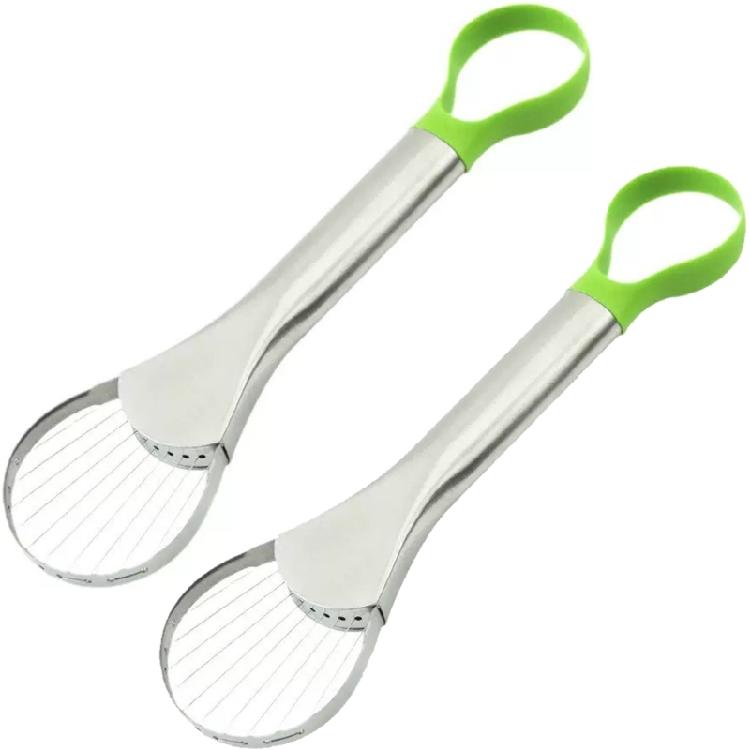 

2PCS Ergonomic Handle Avocado Slicer For Safe Cutting Stainless Steel Fruit Corer For Kitchen And Camping 1