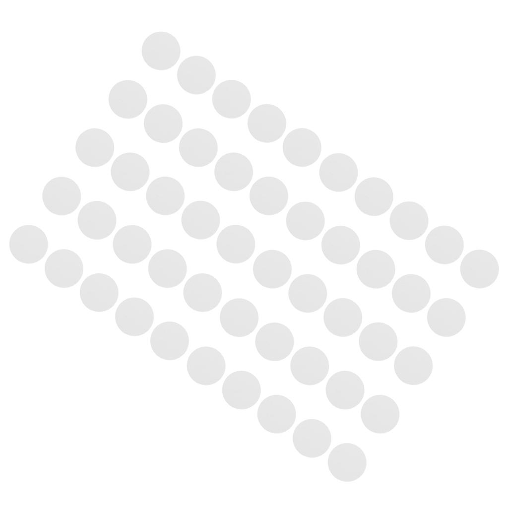 50 buc PVC Monedă Card Tag 25mm Rotund Alb Gol pentru Control Acces Pontaj