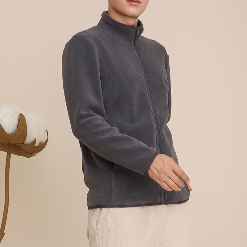 

Плюшевая куртка для пар, осенне-зимняя куртка на молнии, флисовая куртка, женский флисовый кардиган, одежда премиум-класса 5XL