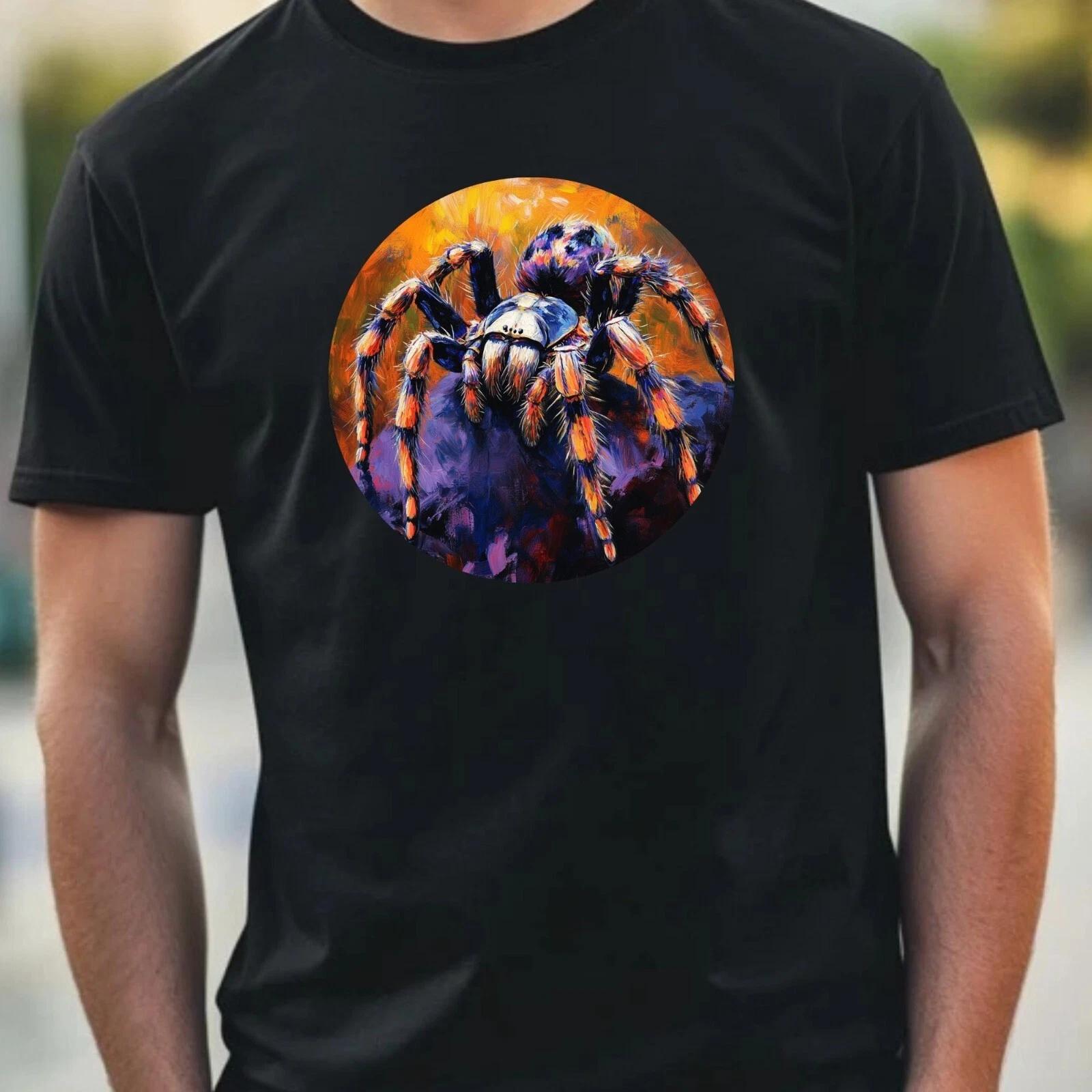 T-Shirt Herren Tarantel Portrait Motiv Baumwolle Größe XS bis 5XL XXXXL
