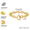 Simple Twist Chain OT Buckle Bracelet Women's Stainless Steel Gold Color Bracelets Fashion Jewelry Gifts